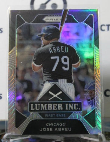 2021 PANINI PRIZM JOSE ABREU # L12 LUMBER INC. SILVER PRIZM CHICAGO WHITE SOX BASEBALL