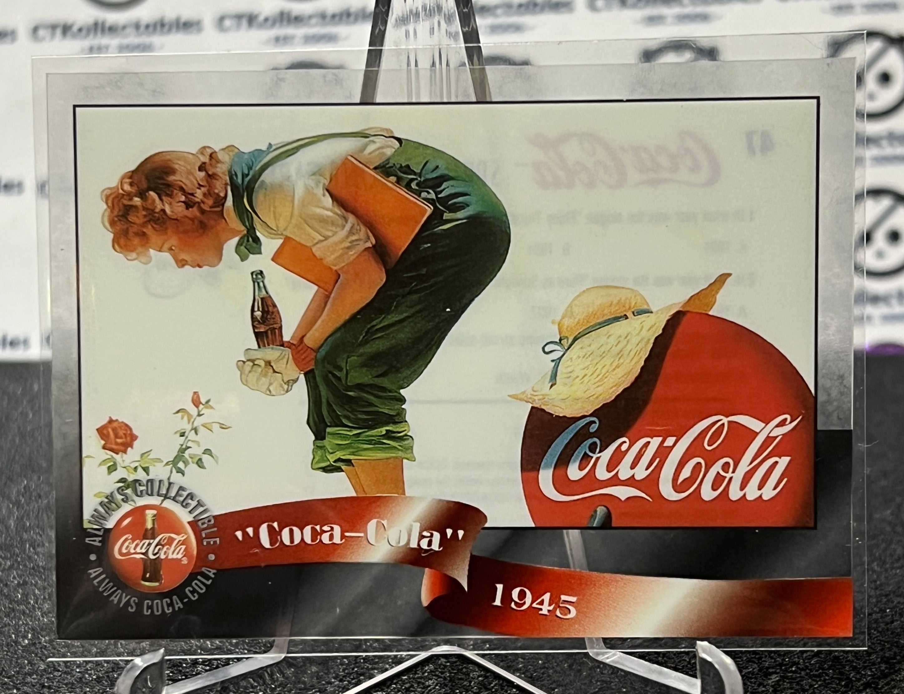Cola Cell 1996 COCA-COLA SPRINT CELL CARD # 47 ALWAYS COLLECTABLE COKE AD 1945 ...