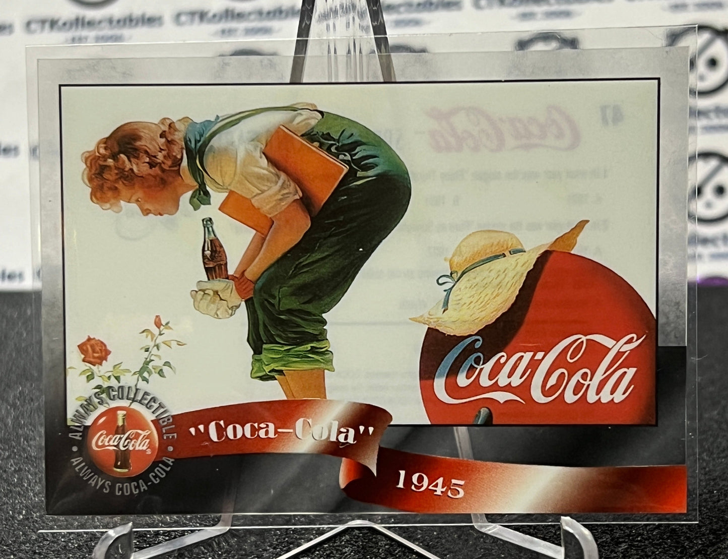 1996 COCA-COLA  SPRINT CELL CARD # 47 ALWAYS COLLECTABLE  COKE AD 1945