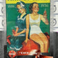 1996 COCA-COLA  SPRINT CELL CARD # 27 ALWAYS COLLECTABLE CALENDAR GIRL COKE AD 1936