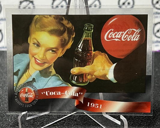 1996 COCA-COLA  SPRINT CELL CARD # 41 ALWAYS COLLECTABLE CALENDAR GIRL COKE AD 1951