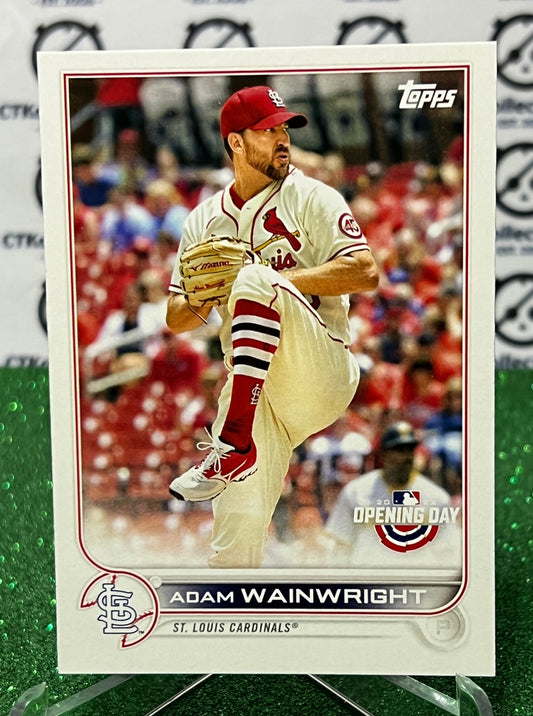 2022 TOPPS OPENING DAY ADAM WAINWRIGHT # 94 ST.LOUIS CARDINALS  BASEBALL