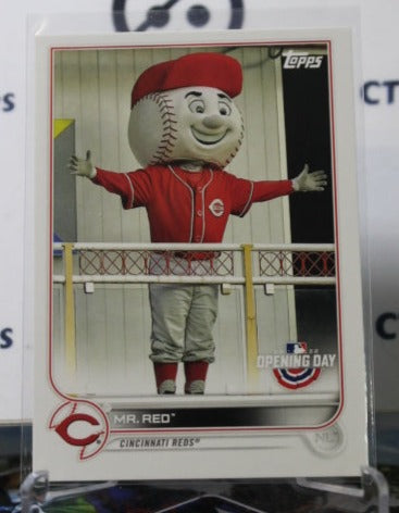 2022 TOPPS OPENING DAY MR. RED # M-5 MASCOT CINCINNATI REDS BASEBALL