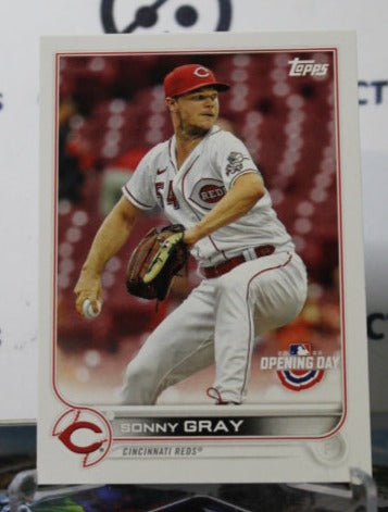 2022 TOPPS OPENING DAY SONNY GRAY # 126  CINCINNATI REDS BASEBALL