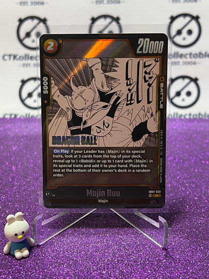 DRAGON BALL SUPER MANGA BOOSTER MAJIN BUU # SB01-033 R FOIL CARD 2025