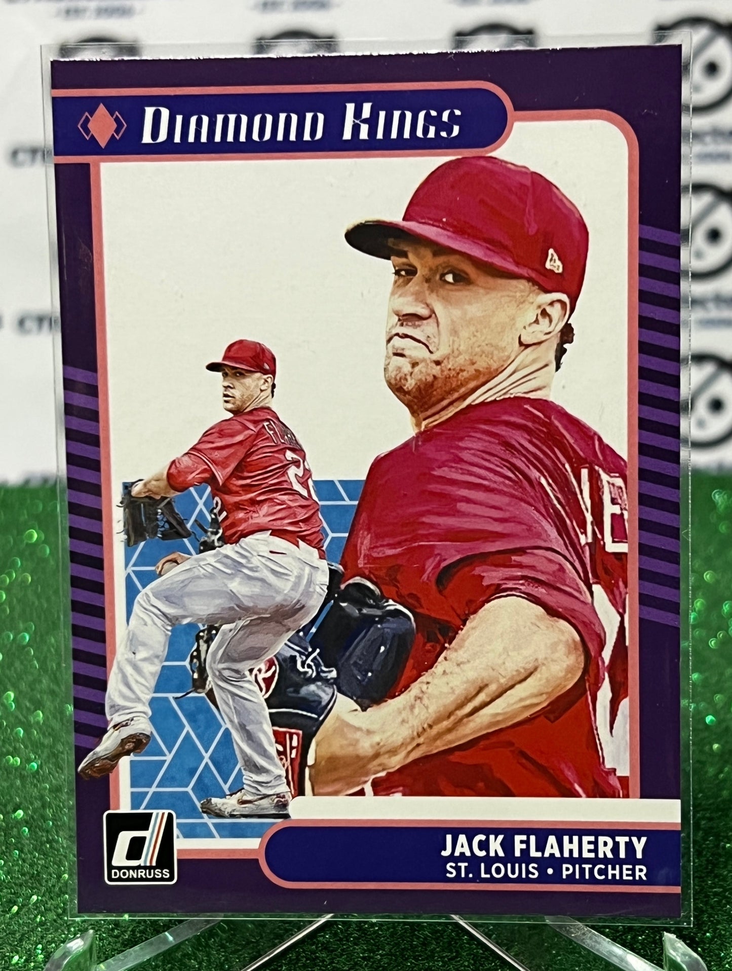 2021 PANINI DIAMOND KINGS JACK FLAHERTY # 22  ST. LOUIS CARDINALS  BASEBALL