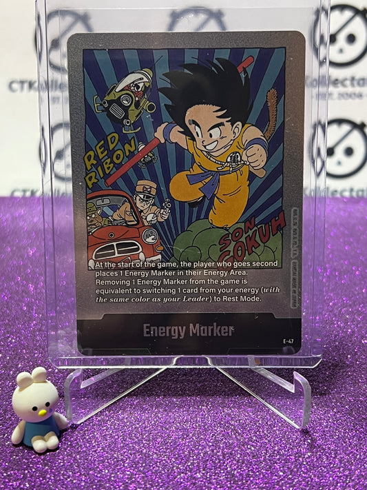 DRAGON BALL SUPER MANGA BOOSTER ENERGY MARKER # E-47 FOIL CARD 2025