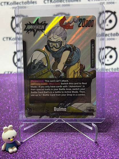 DRAGON BALL SUPER MANGA BOOSTER BULMO EARTHING/ADVENTURE # SB01-045 L FOIL CARD 2025