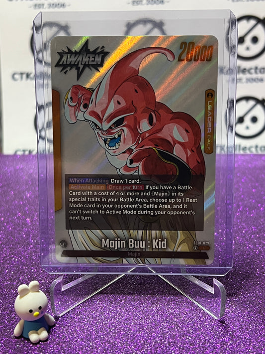 DRAGON BALL SUPER MANGA BOOSTER MOJIN BUU: KID MAJIN # SB01-029 L FOIL CARD 2025