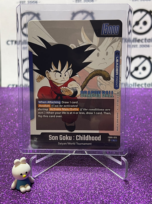DRAGON BALL SUPER MANGA BOOSTER SON GOKU : CHILDHOOD # FB06-025 L FOIL CARD 2025