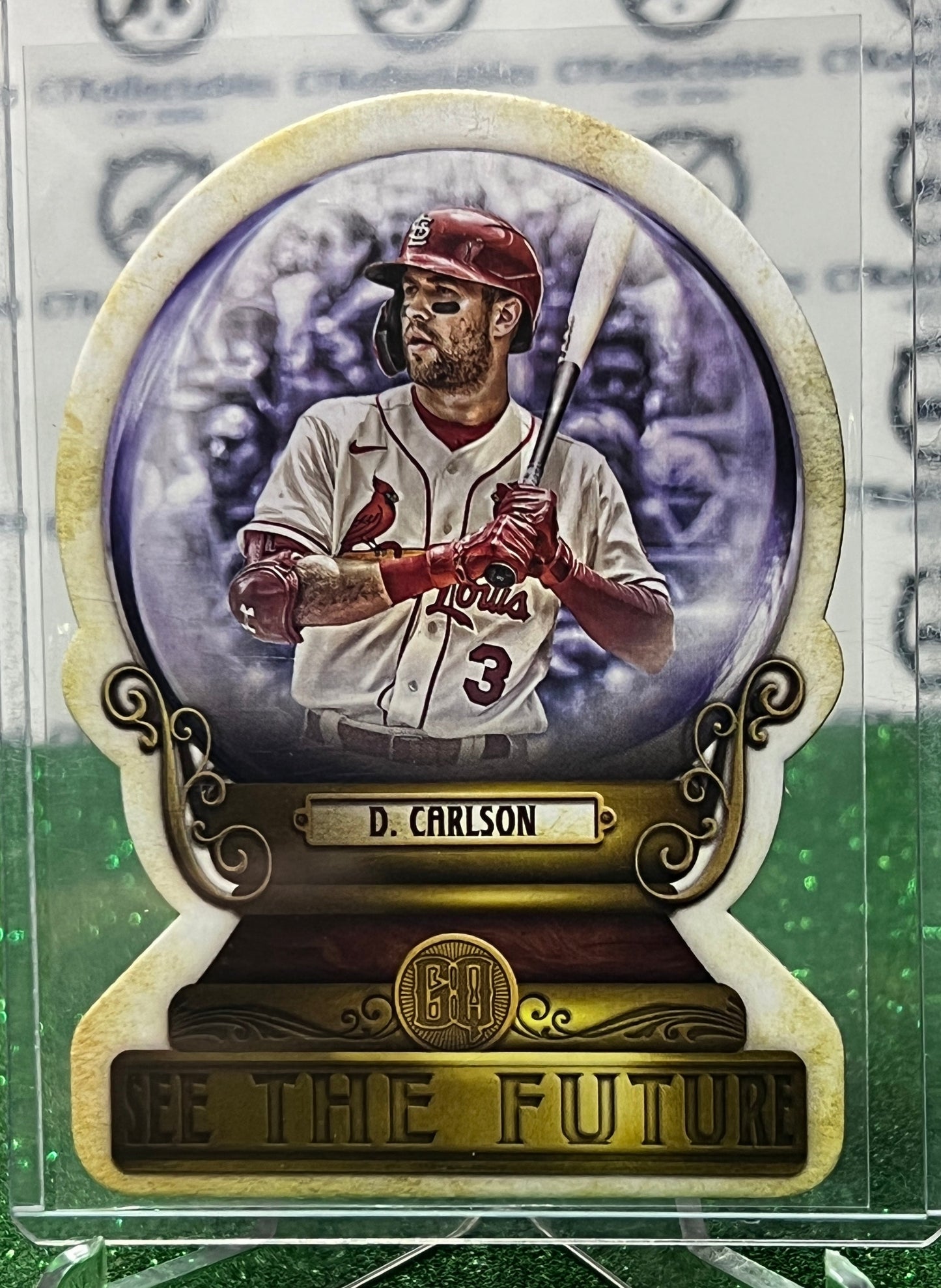 2022 TOPPS GYPSY QUEEN DYLAN CARLSON # CG-22 DIE CUT ST. LOUIS CARDINALS  BASEBALL