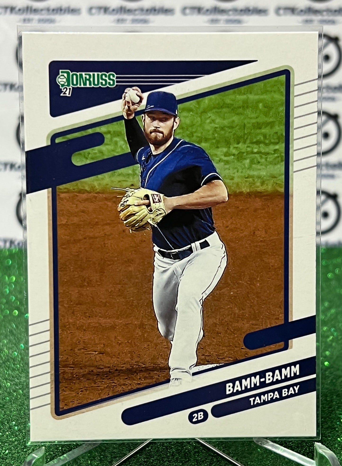 2021 PANINI DONRUSS BAMM-BAMM # 155 TAMPA BAY RAYS BASEBALL