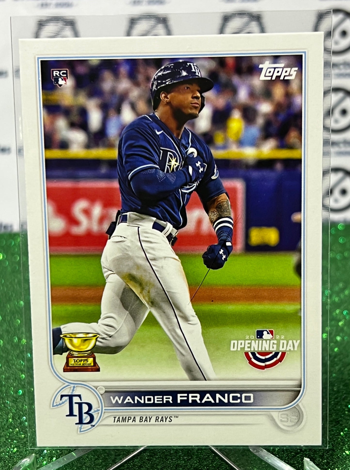 2022 TOPPS OPENING DAY WANDER FRANCO # 208 ALL-STAR ROOKIE TAMPA BAY RAYS BASEBALL