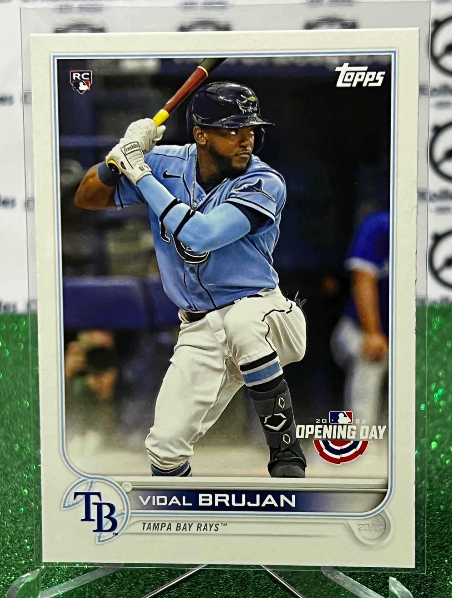 2022 TOPPS OPENING DAY VIDAL BRUJAN # 39 ROOKIE TAMPA BAY RAYS BASEBALL