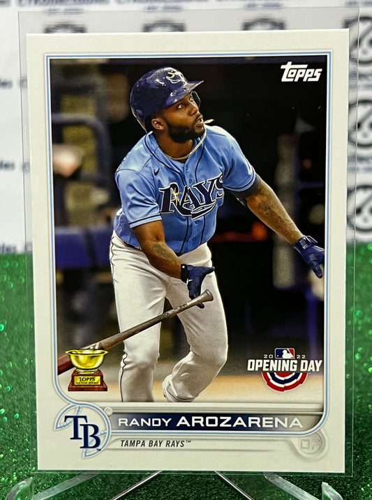 2022 TOPPS OPENING DAY RANDY AROZARENA # 51 ALL-STAR ROOKIE TAMPA BAY RAYS BASEBALL