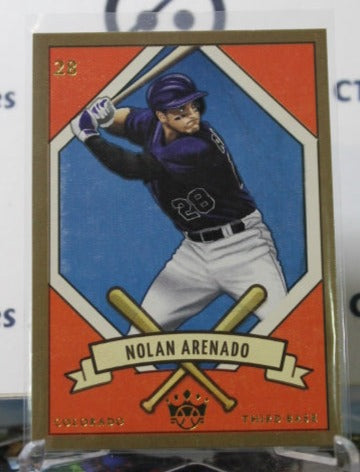 2019 PANINI DIAMOND KINGS NOLAN ARENADO # 205-9 COLORADO ROCKIES  BASEBALL