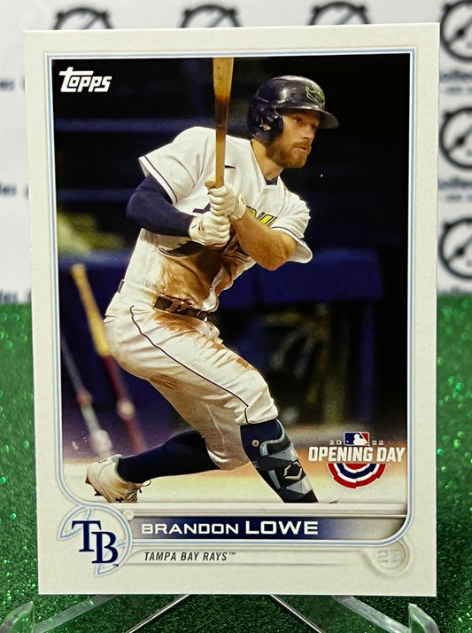 2022 TOPPS OPENING DAY BRANDON LOWE # 12 TAMPA BAY RAYS BASEBALL