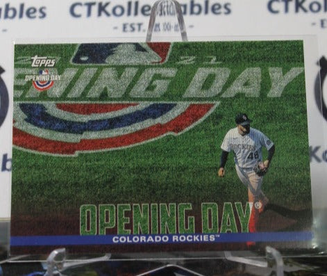 2022 TOPPS OPENING DAY # OD-6  COLORADO ROCKIES  BASEBALL