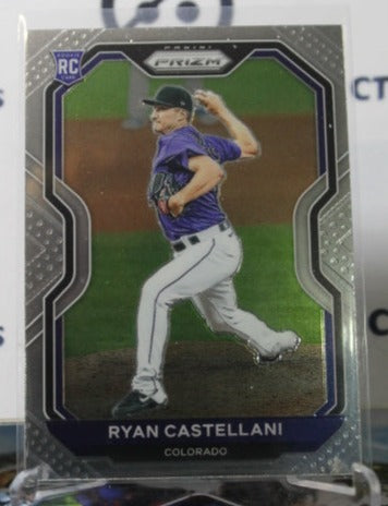 2021 PANINI PRIZM RYAN CASTELLANI # 91 ROOKIE COLORADO ROCKIES  BASEBALL