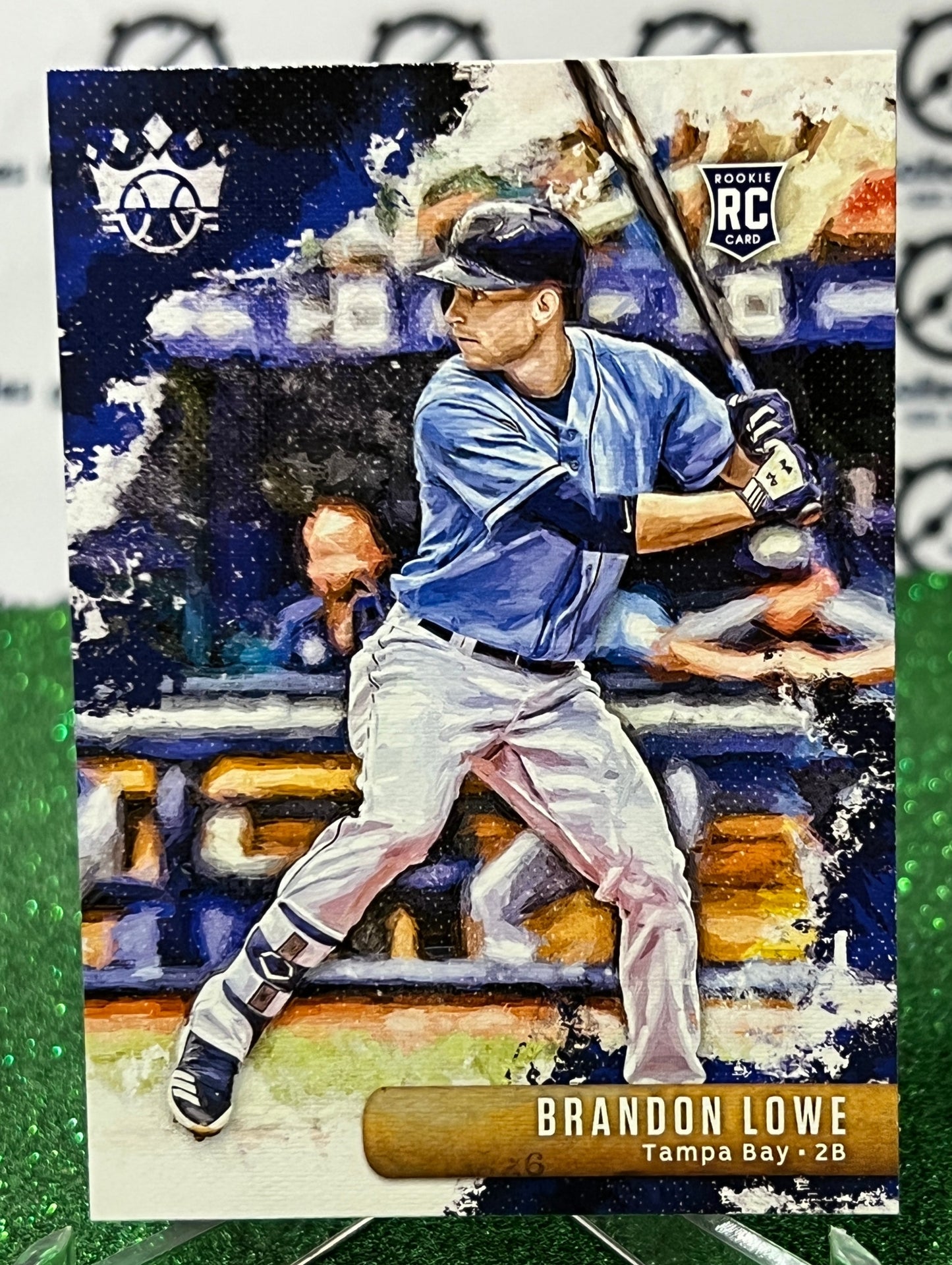 2019 PANINI DIAMOND KINGS BRANDON LOWE # 35 ROOKIE  TAMPA BAY RAYS BASEBALL