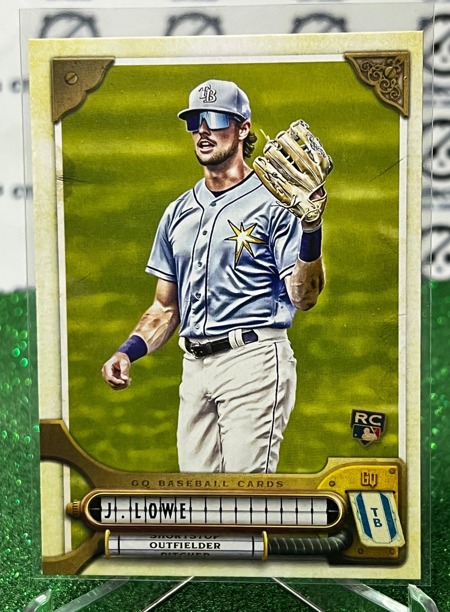 2022 TOPPS GYPSY QUEEN  JOSH LOWE # 52 ROOKIE  TAMPA BAY RAYS BASEBALL