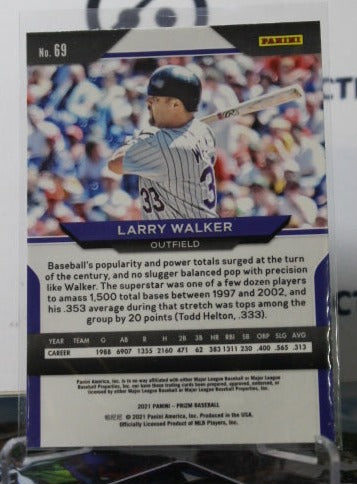 2021 PANINI PRIZM LARRY WALKER # 69 COLORADO ROCKIES  BASEBALL