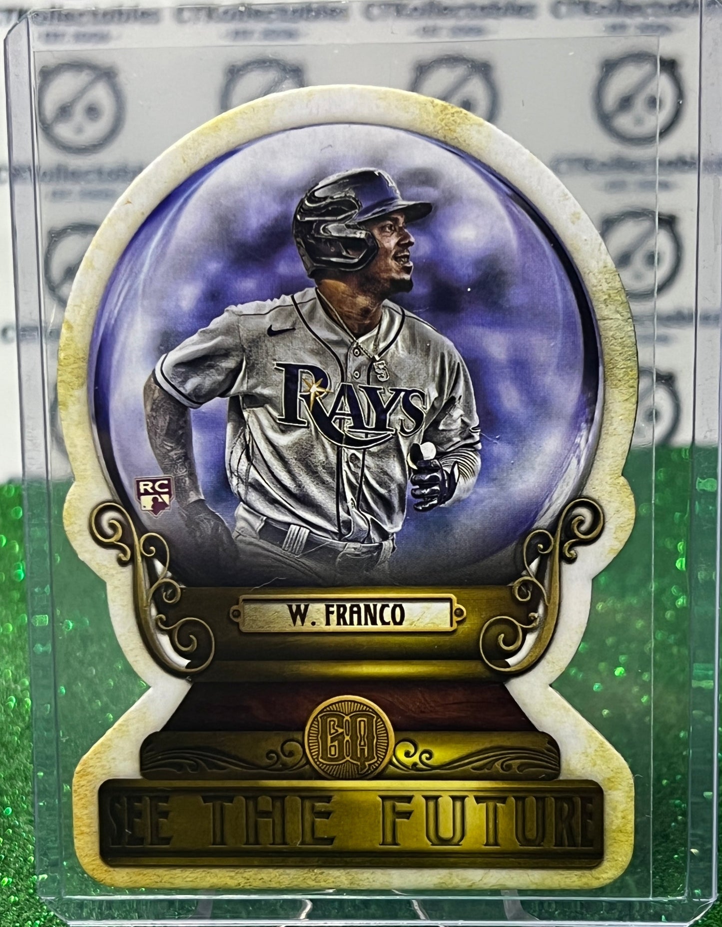 2022 TOPPS GYPSY QUEEN  WANDER FRANCO # CG-2 DIE CUT ROOKIE  TAMPA BAY RAYS BASEBALL