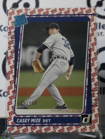 2021 PANINI DONRUSS CASEY MIZE # 39 RATED ROOKIE ONE HUNDRED DETROIT TIGERS  BASEBALL