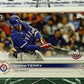 2022 TOPPS OPENING DAY CURTIS TERRY # 20 ROOKIE TEXAS RANGERS BASEBALL CARD