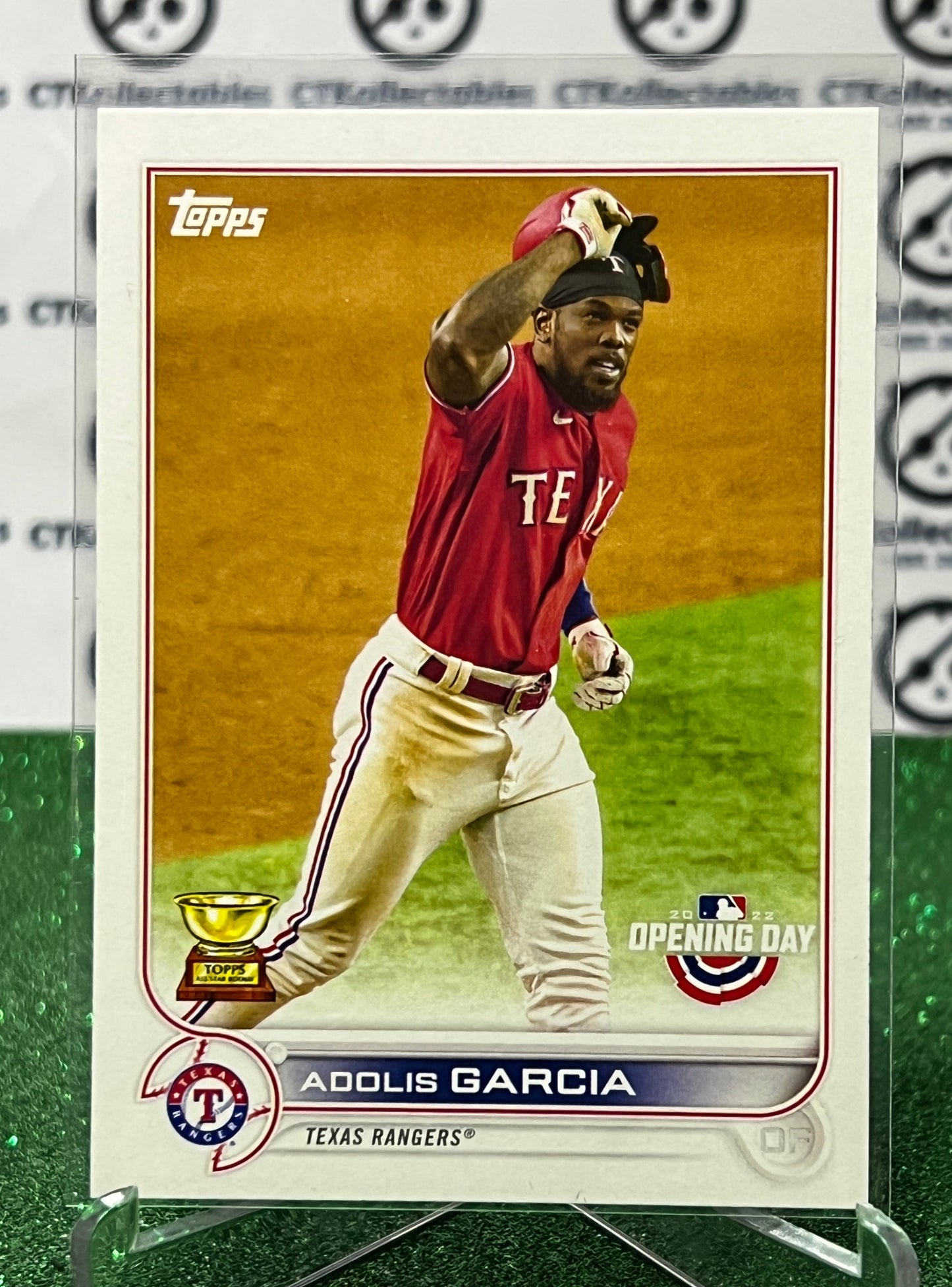 2022 TOPPS OPENING DAY ADOLIS GARCIA # 135 ALL-STAR ROOKIE TEXAS RANGERS BASEBALL CARD