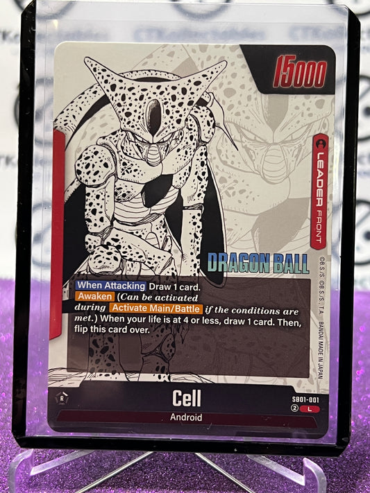 2025 DRAGON BALL SUPER MANGA BOOSTER CELL ANDROID # SB01-001 L FOIL CARD
