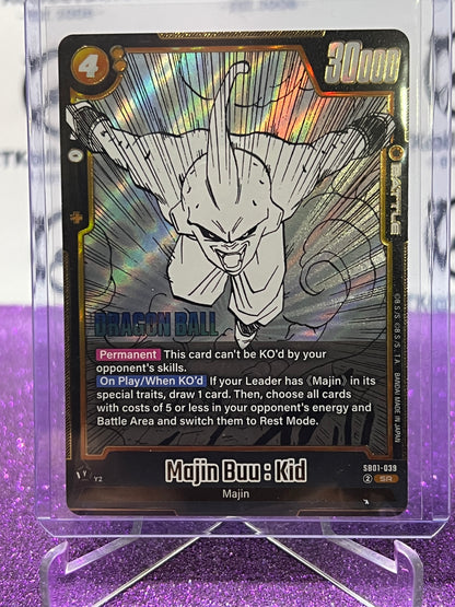 2025 DRAGON BALL SUPER MANGA BOOSTER MAJIN BUNN : KID # SB01-039 SR FOIL CARD