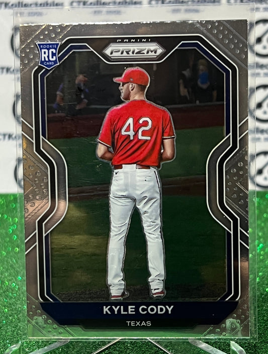 2021 PANINI PRIZM KYLE CODY # 115 ROOKIE  TEXAS RANGERS BASEBALL CARD