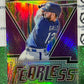 2021 PANINI PRIZM JOEY GALLO # 1FR-10 FEARLESS PURPLE PRIZM TEXAS RANGERS BASEBALL CARD