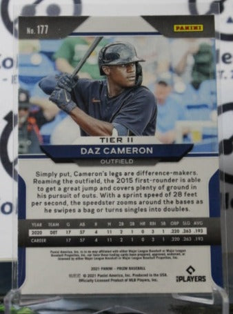 2021 PANINI PRIZM DAZ CAMERON # 177  ROOKIE  DETROIT TIGERS  BASEBALL