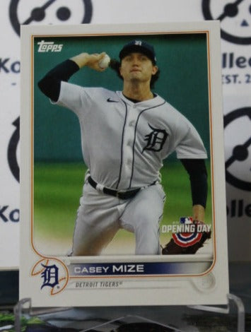 2022 TOPPS OPENING DAY CASEY MIZE # 195 DETROIT TIGERS  BASEBALL