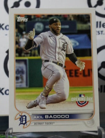 2022 TOPPS OPENING DAY AKIL BADDOO # 93 DETROIT TIGERS  BASEBALL