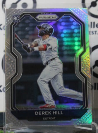 2021 PANINI PRIZM DEREK HILL # 206 SILVER PRIZM ROOKIE  DETROIT TIGERS  BASEBALL