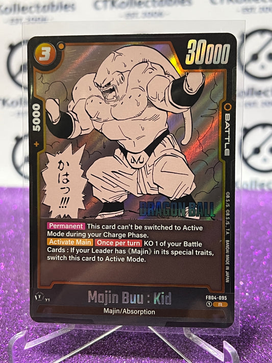 2025 DRAGON BALL SUPER MANGA BOOSTER MAJIN BUU : KID # FB04-095 R  FOIL CARD