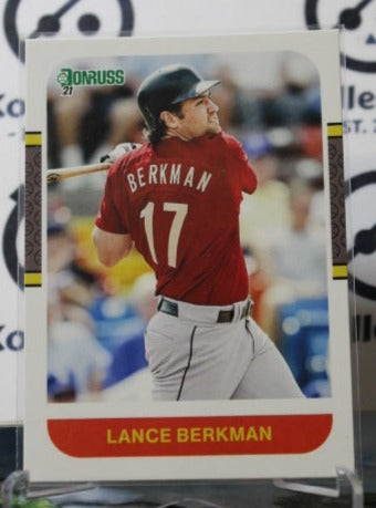 2021 PANINI DONRUSS LANCE BERKMAN # 223 RETRO HOUSTON ASTROS BASEBALL