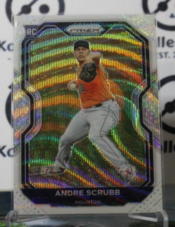 2021 PANINI PRIZM ANDRE SCRUBB # 54 ROOKIE WHITE PRIZM HOUSTON ASTROS BASEBALL