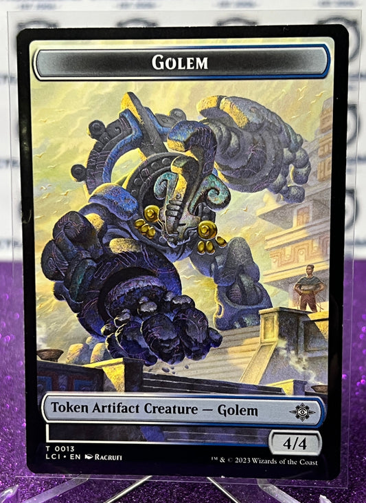 2023 MAGIC THE GATHERING THE LOST CAVERNS OF IXALAN - GOLEM # T 0013 TOKEN CREATURE - GOLEM CARD