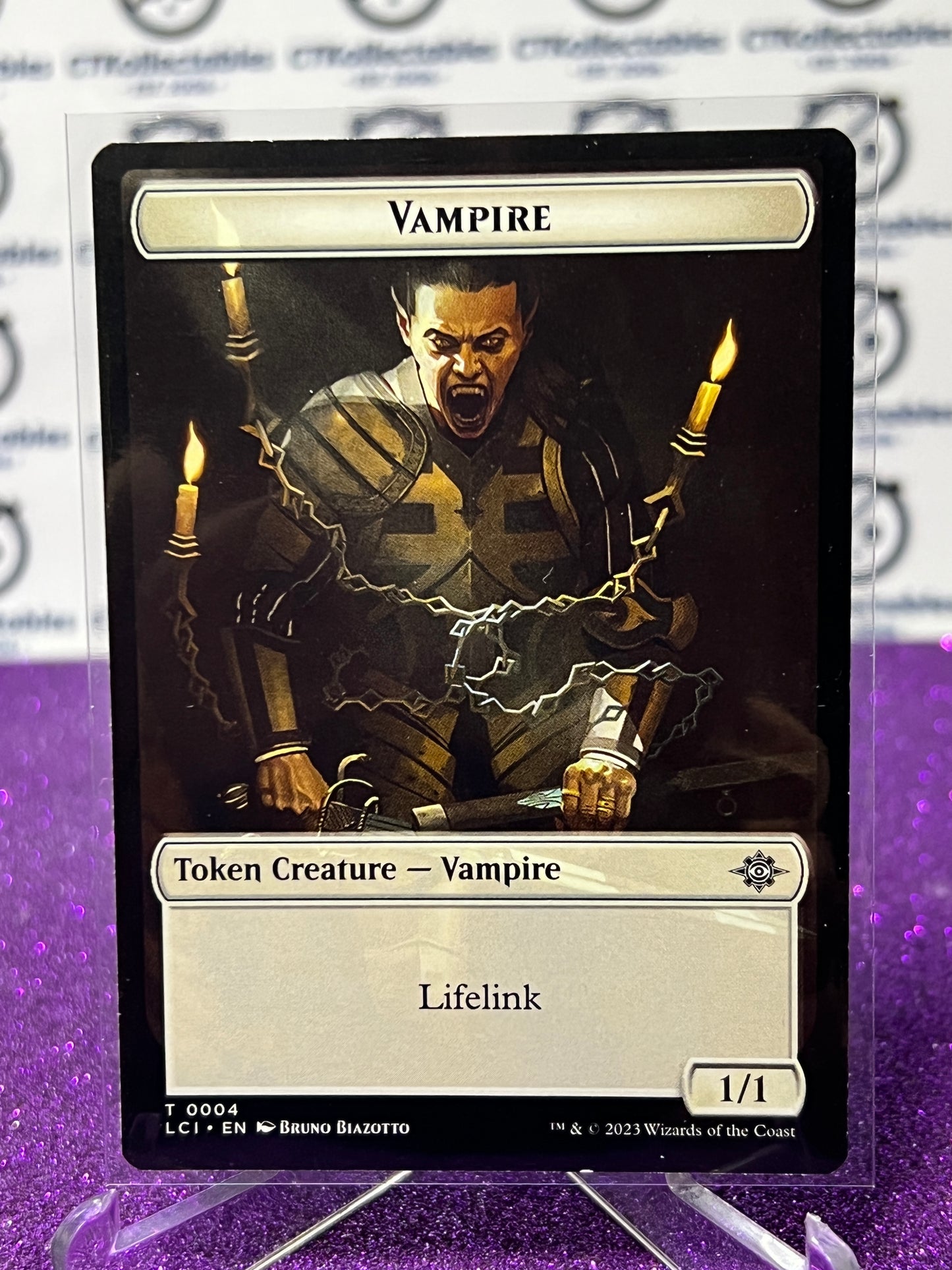 2023 MAGIC THE GATHERING THE LOST CAVERNS OF IXALAN - VAMPIRE # T 0004 TOKEN CREATURE - VAMPIRE CARD