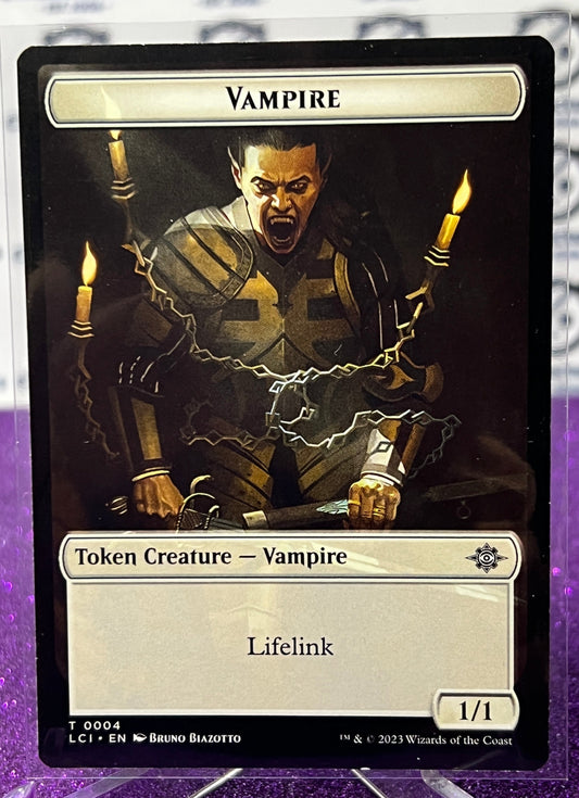 2023 MAGIC THE GATHERING THE LOST CAVERNS OF IXALAN - VAMPIRE # T 0004 TOKEN CREATURE - VAMPIRE CARD