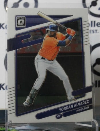 2021 PANINI DONRUSS OPTIC YORDAN ALVAREZ # 177 HOUSTON ASTROS BASEBALL