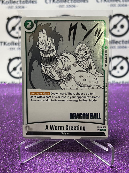 2025 DRAGON BALL SUPER MANGA BOOSTER A WARM GREETING # FB04-073 UC FOIL CARD