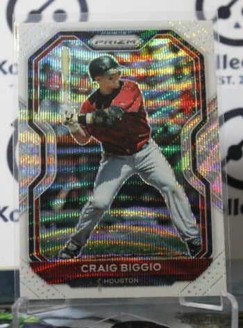 2021 PANINI PRIZM CRAIG BIGGIO # 10 WHITE PRIZM  HOUSTON ASTROS BASEBALL