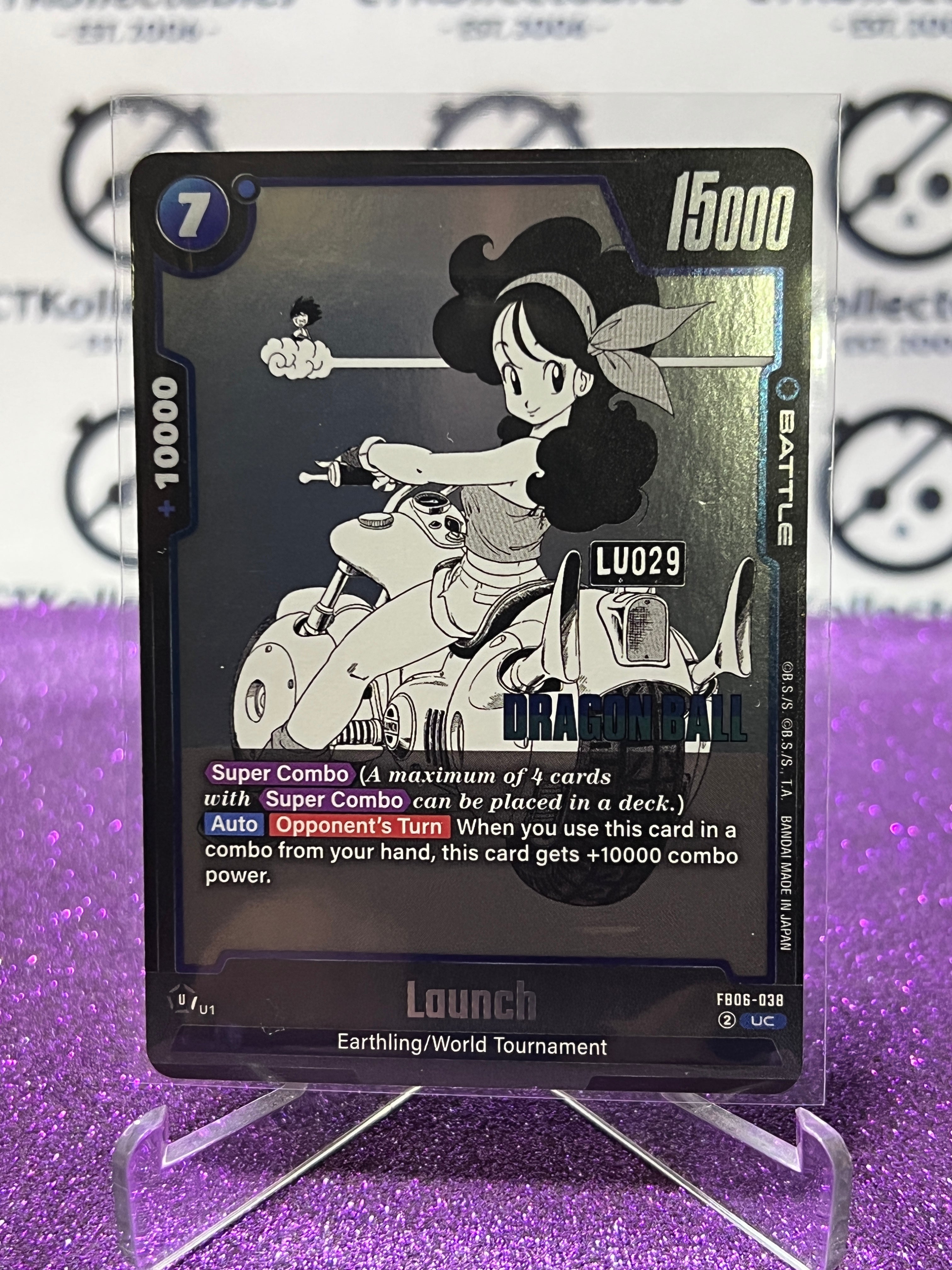 2025 DRAGON BALL SUPER MANGA BOOSTER LAUNCH # FB06-038 UC FOIL CARD ...