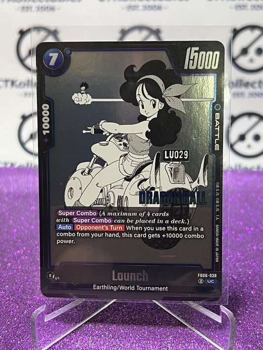 2025 DRAGON BALL SUPER MANGA BOOSTER LAUNCH # FB06-038 UC FOIL CARD