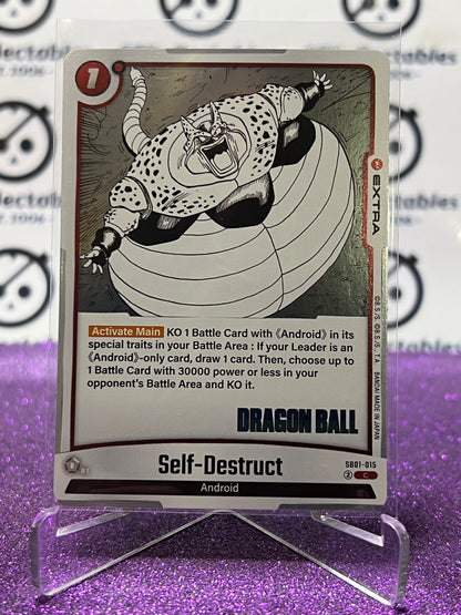 2025 DRAGON BALL SUPER MANGA BOOSTER SELF-DESTRUCT # SB01-015 C FOIL CARD